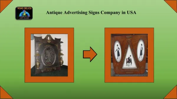 Best Antique Advertising Sale Company in USA