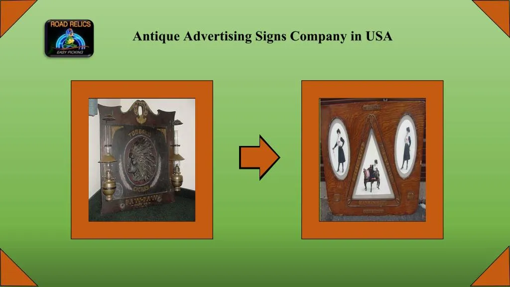 a ntique advertising signs company in usa
