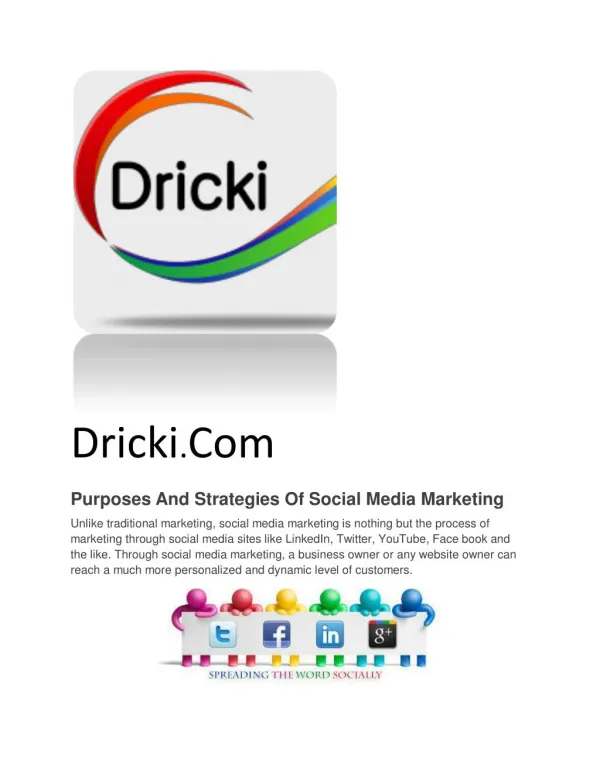 Dricki.Com Digital Marketing Agency