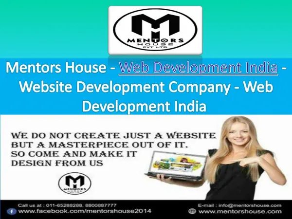 Website Designing Company Delhi - MentorsHouse