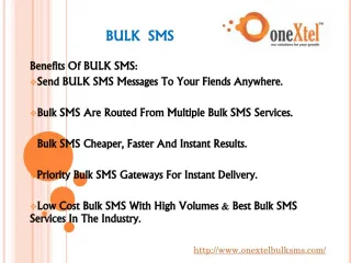 bulk sms - bulk sms in india - slide 1