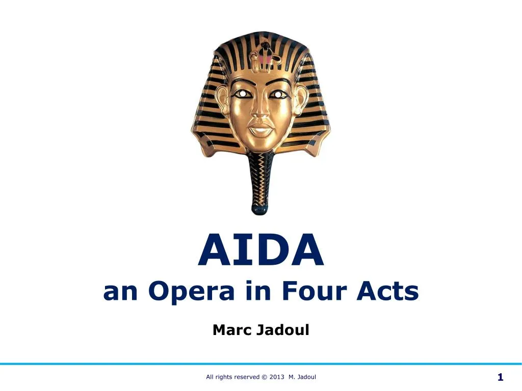 aida an opera in four acts