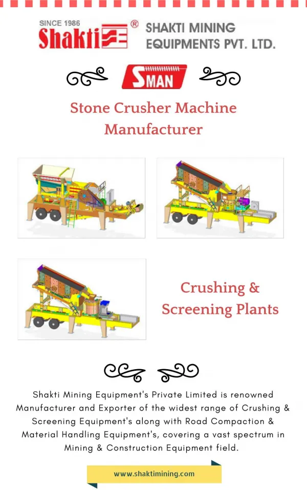 Stone Crusher Machine Manufacturer