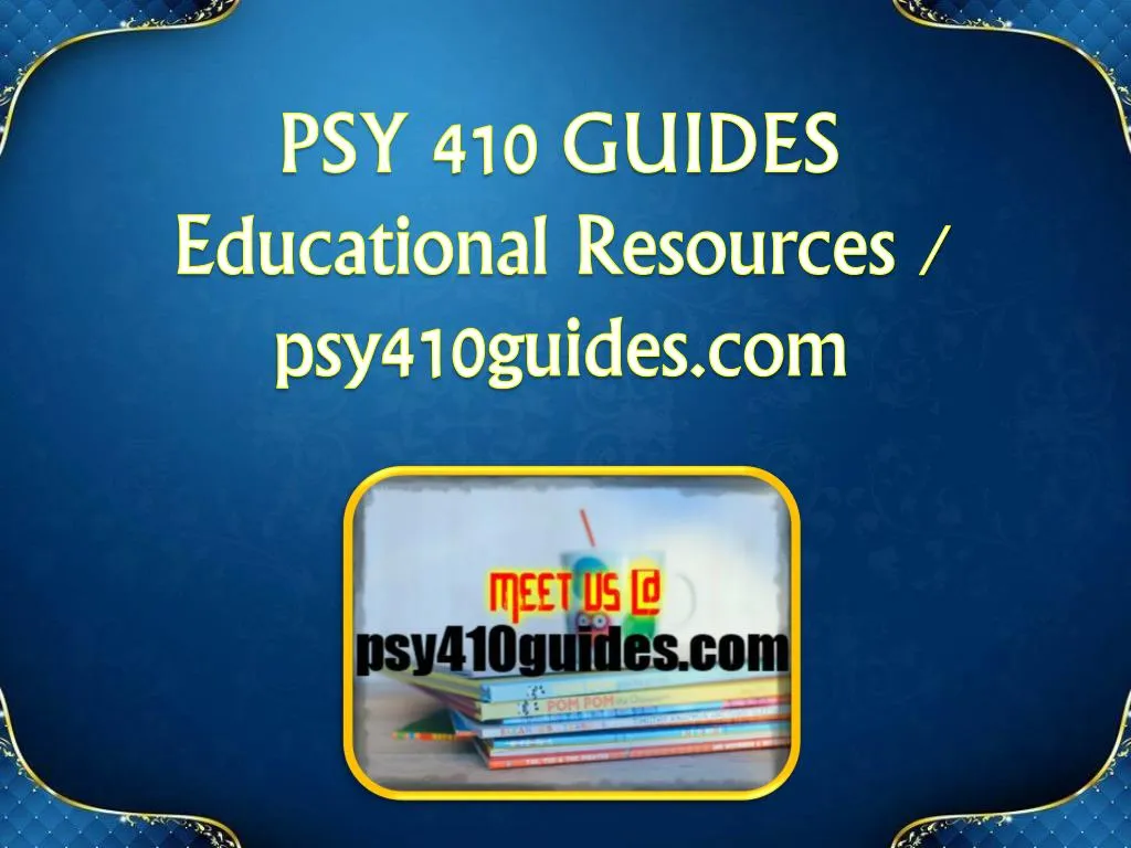 psy 410 guides educational resources psy410guides