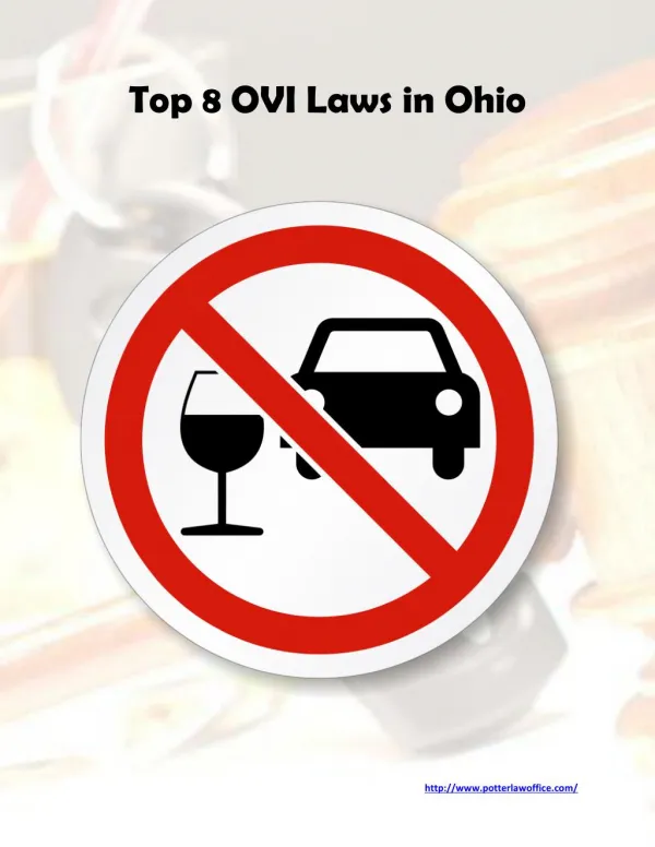 Top 8 OVI Laws in Ohio