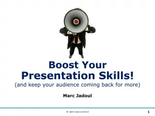 Boost Your Presentation Skills (2013)