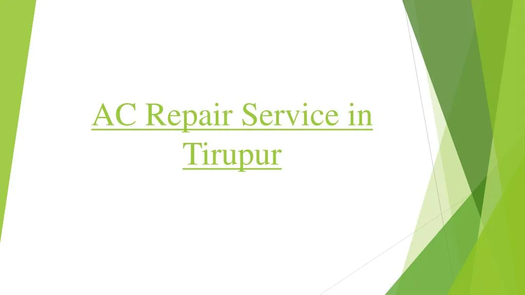 ac repair service in tirupur