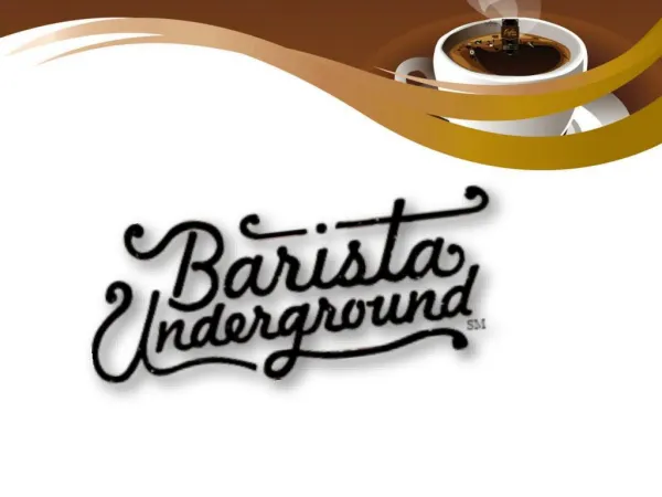 Barista Underground Offers the Top Quality Selection of Coffee Shop Products