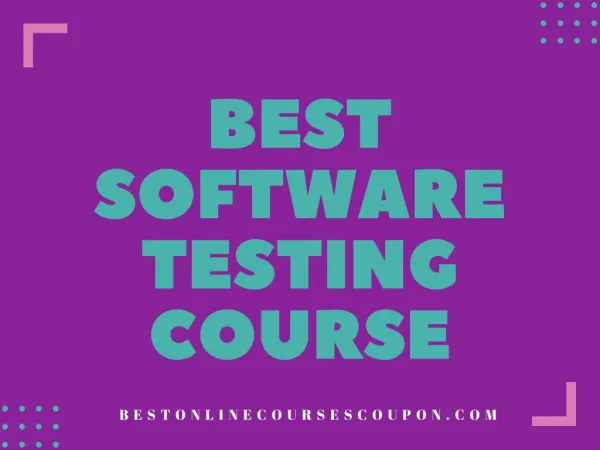 Best Software Testing Course