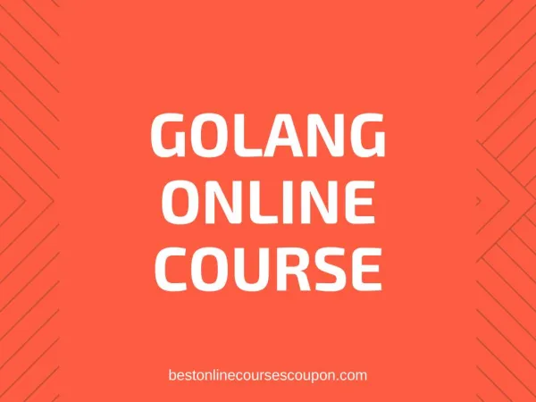 Golang Online Course