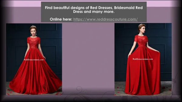 Shop Red Bridesmaid Dresses & Designer Red Gowns