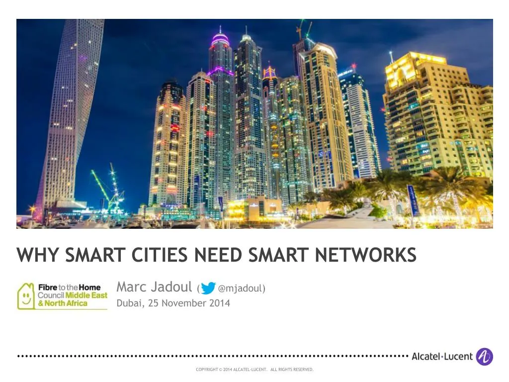 why smart cities need smart networks marc jadoul