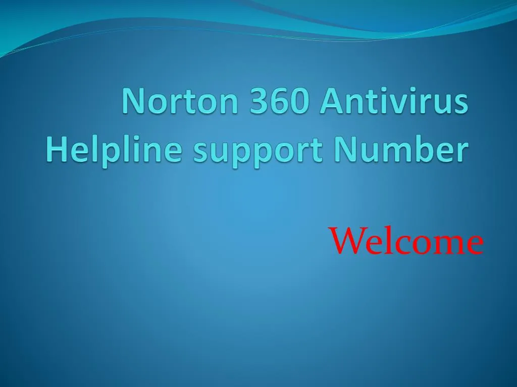 norton 360 antivirus helpline support number