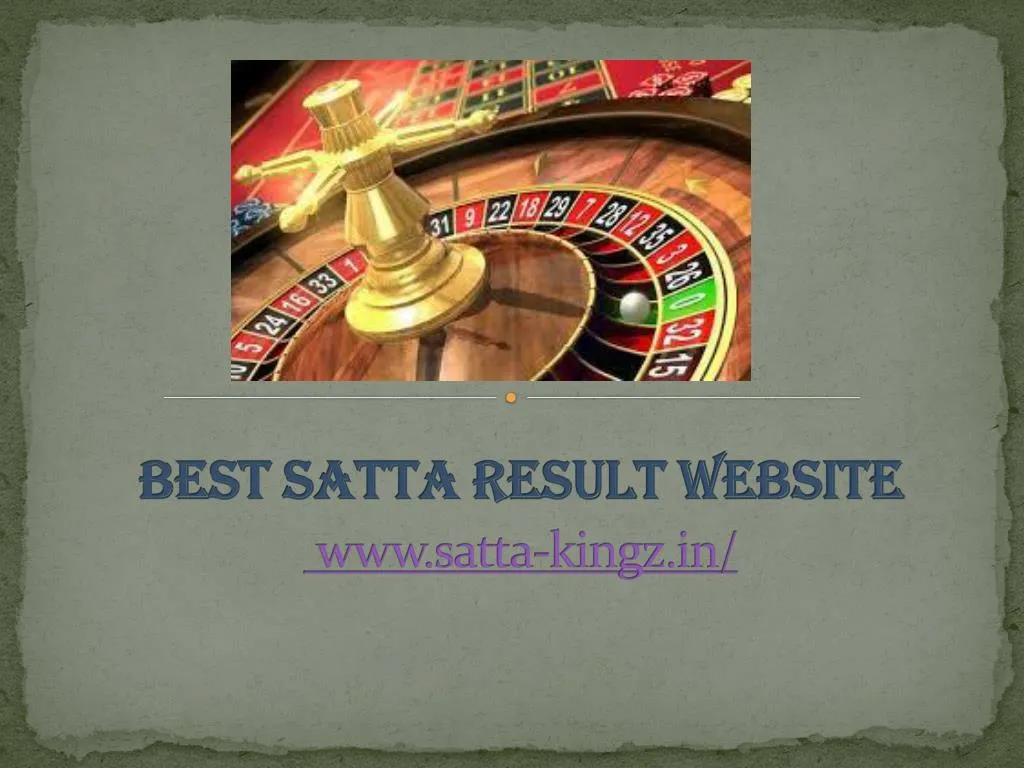 best satta result website www satta kingz in