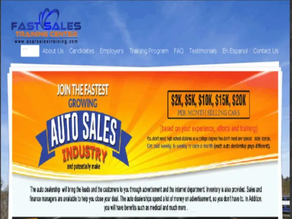 Auto Sales Training Companies