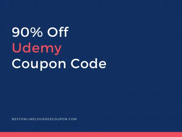 90% Off Udemy Coupon Code