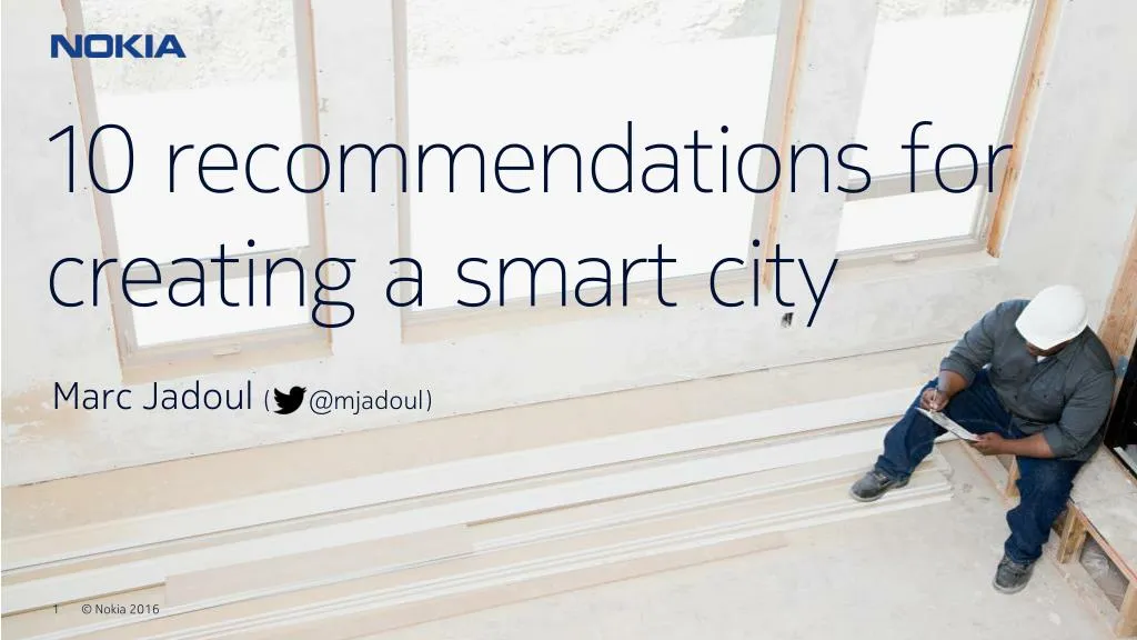 10 recommendations for creating a smart city marc