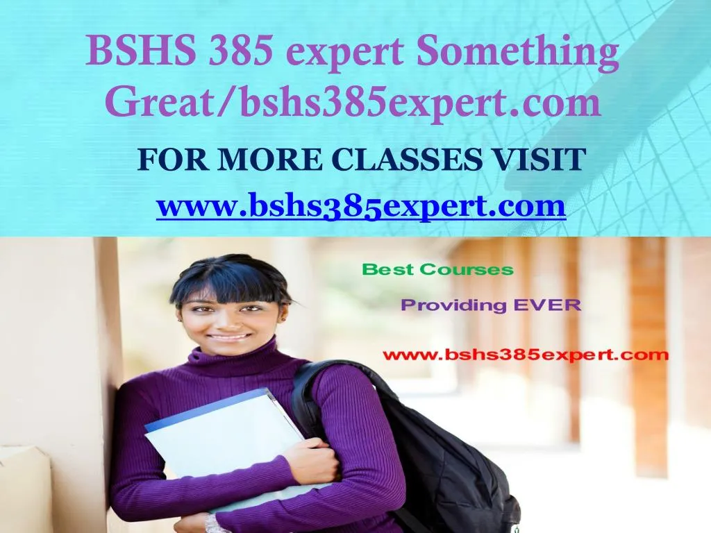 bshs 385 expert something great bshs385expert com