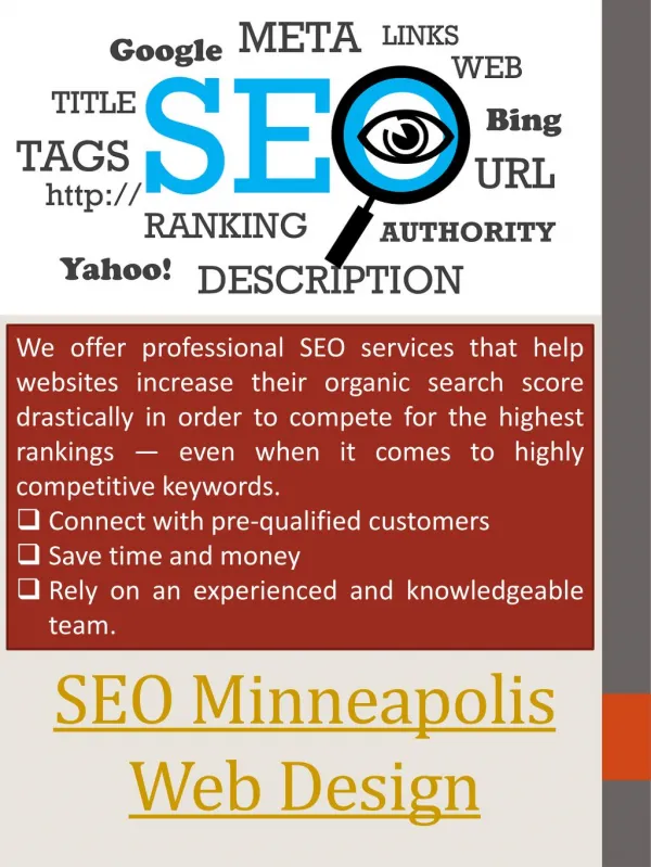 Minneapolis Search Engine Optimization