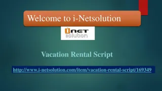 Vacation Rental Script(i-Netsolution)