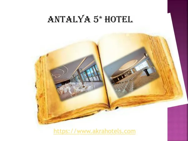 Antalya Mediterranean Holiday