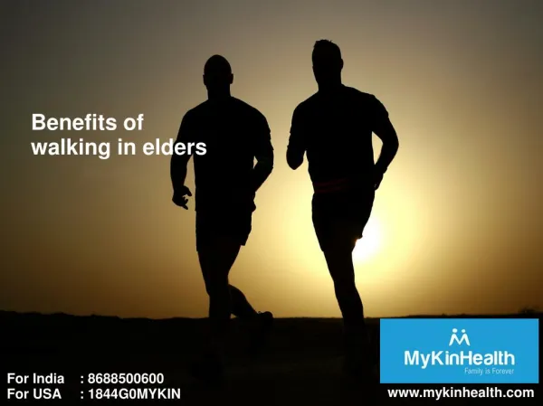 Walking is healthy for elders