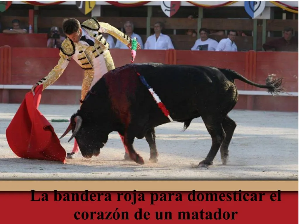 la bandera roja para domesticar el coraz