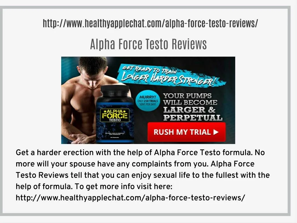 http www healthyapplechat com alpha force testo