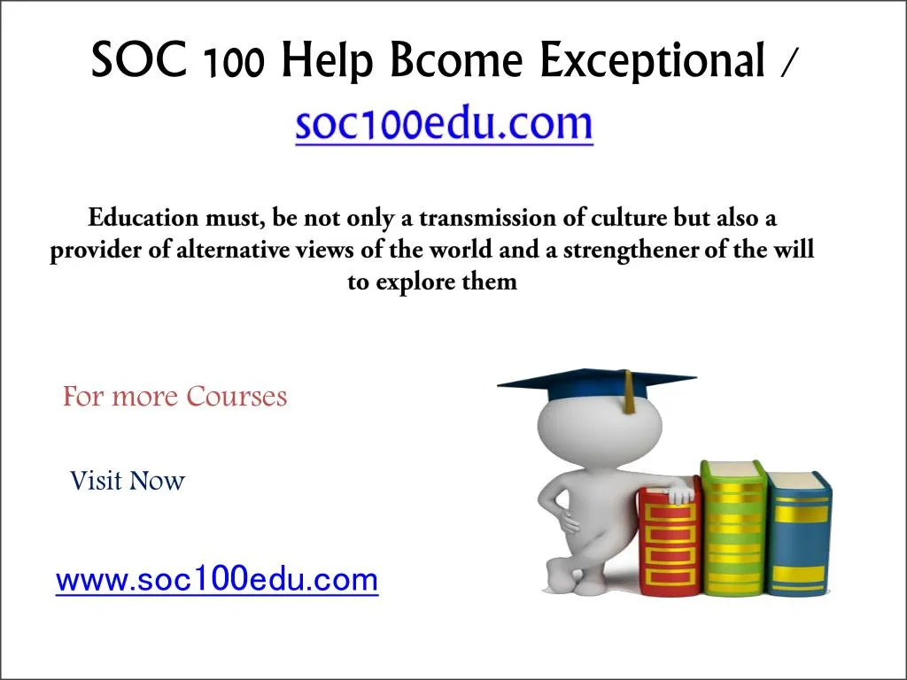 soc 100 help bcome exceptional soc100edu com