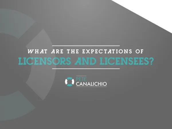 What Are The Expectations of Licensors and Licensees | Company Branding