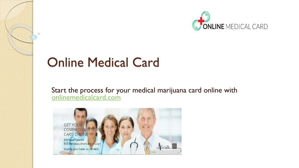 online medical card