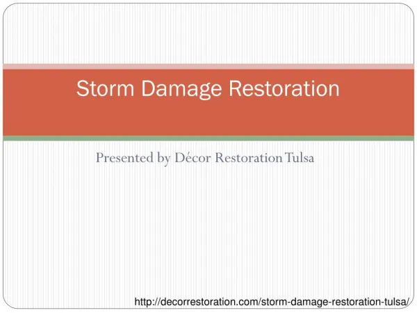 Get Help to Restore Your Storm Damaged Property