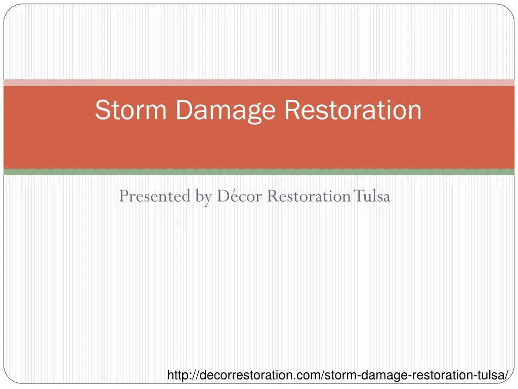 storm damage restoration