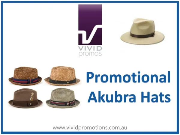 Shop For Akubra Hats at Vivid Promotions Australia