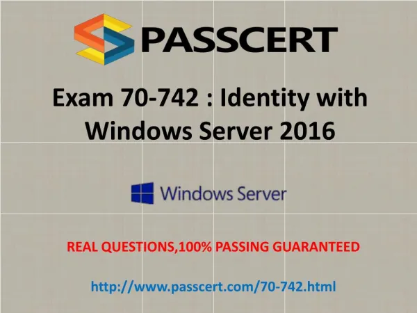 Microsoft 70-742 exam practice test