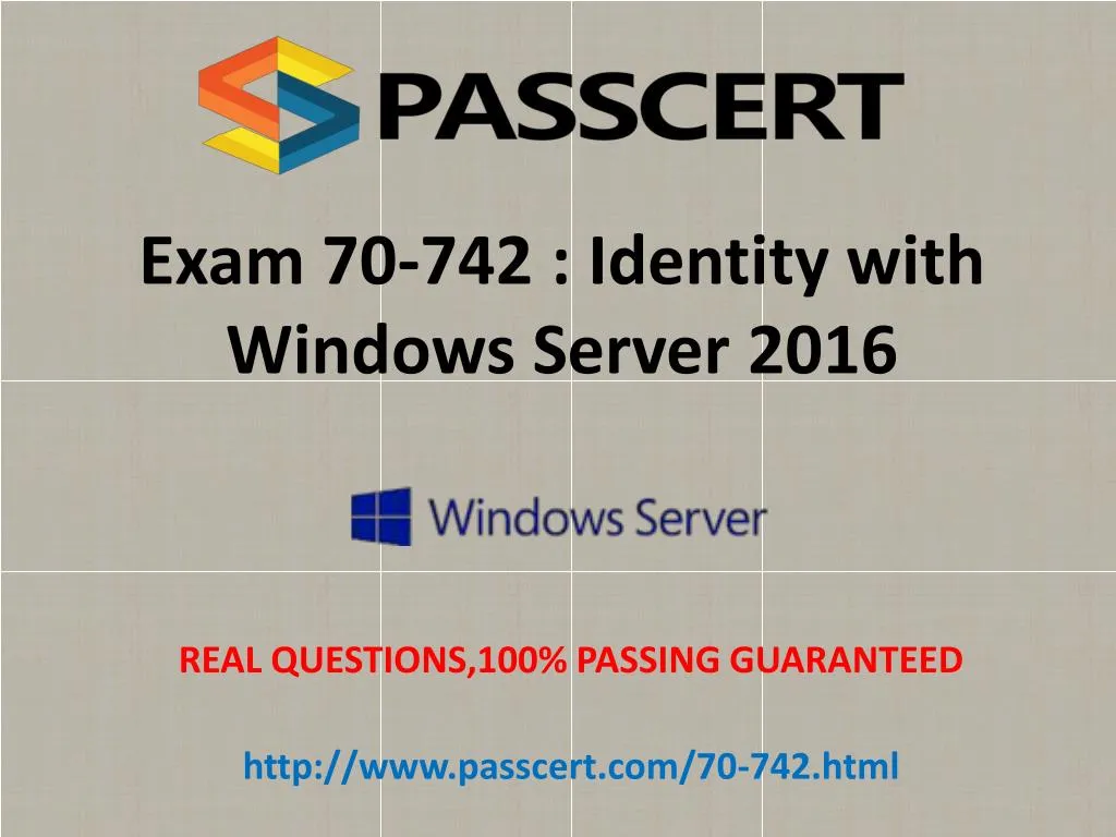 exam 70 742 identity with windows server 2016