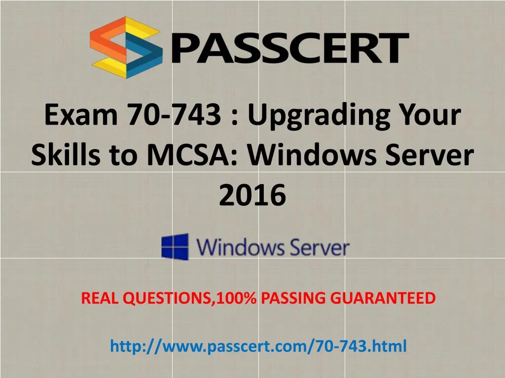 exam 70 743 upgrading your skills to mcsa windows server 2016