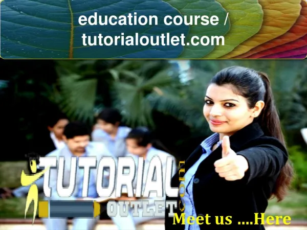 education course / tutorialoutlet.com
