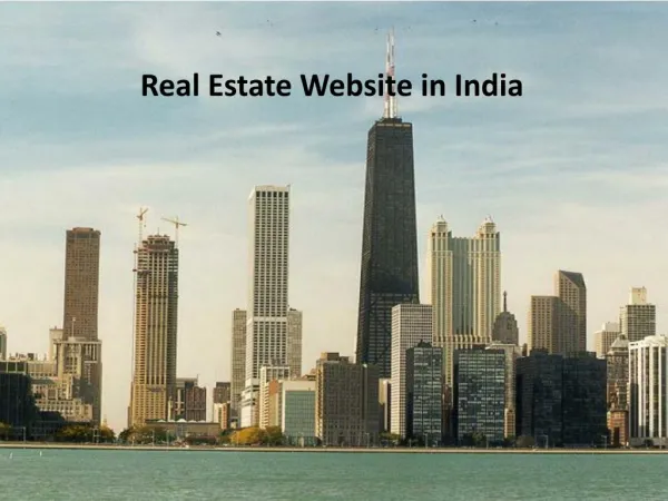 real estate websites in India