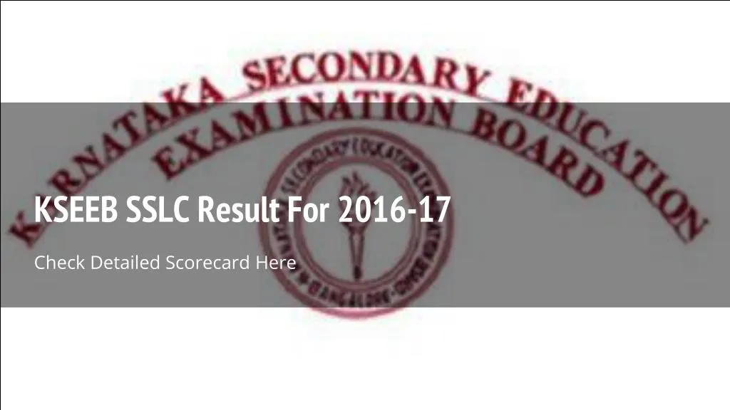 kseeb sslc result for 2016 17