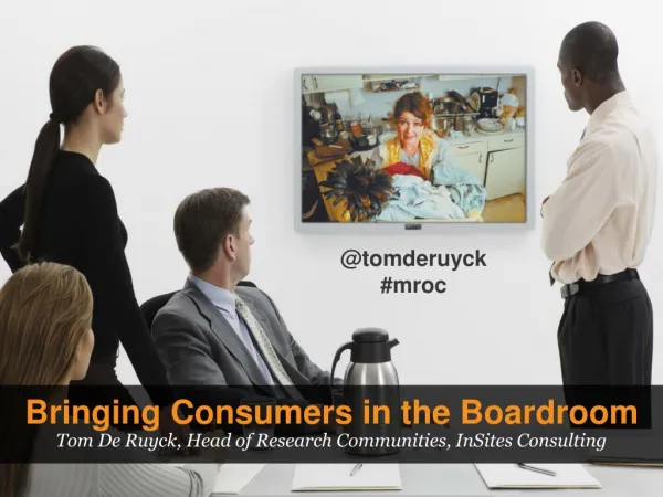 Bringing Consumers in the Boardroom