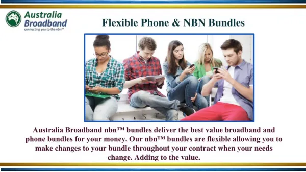Nbn Broadband Plans | Australia Broadband