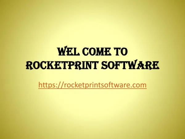 Web To Print Software