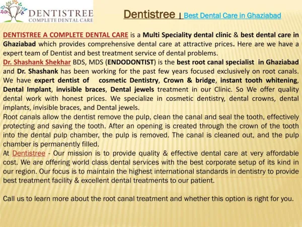 Dentistree | Best Dental Care in Ghaziabad
