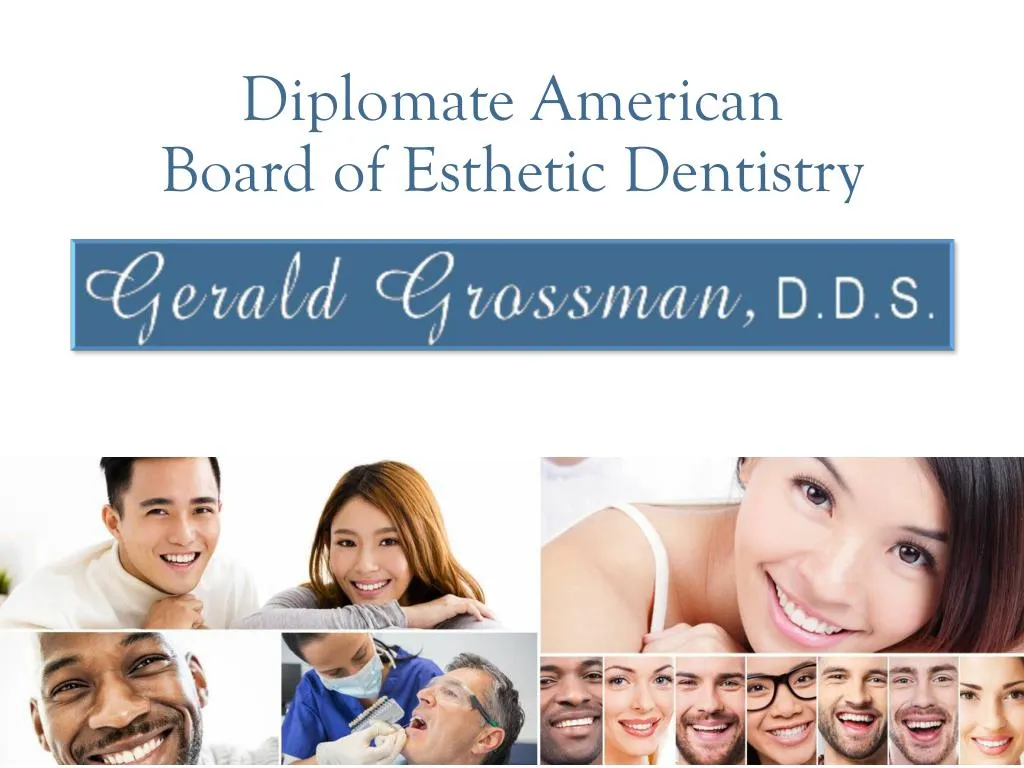 diplomate american board of esthetic dentistry