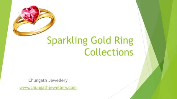 Sparkling Gold Ring