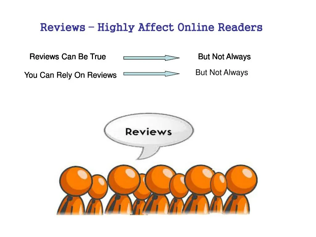 reviews highly affect online readers