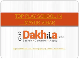 Top Play School in Mayur Vihar - slide 1