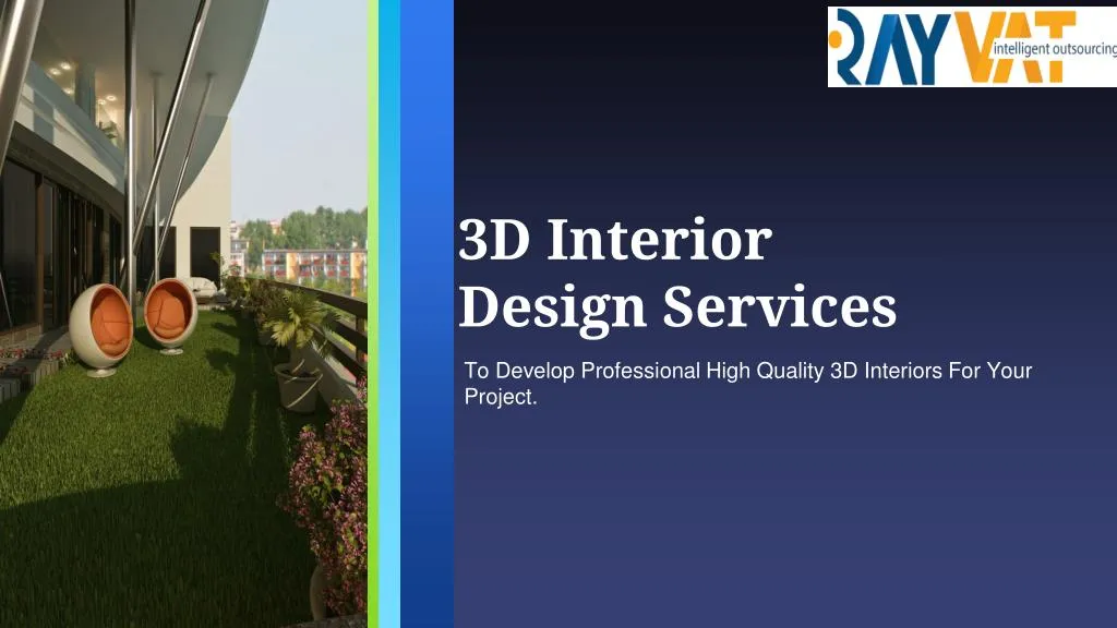 3d interior design services