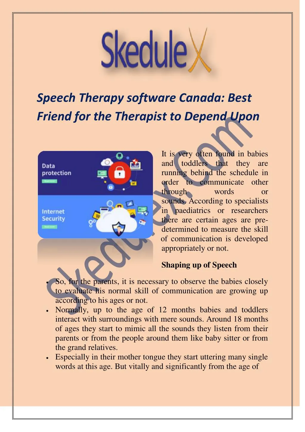 speech therapy software canada best friend